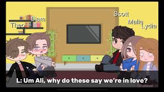 Teen Wolf Characters React to Thiam Theo  Liam Gacha Club [upl. by Kcirdde513]