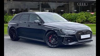 Approved used Audi RS4 Avant RS 4 Avant Carbon Black 450 PS tiptronic  Stoke Audi  DS24 XMA [upl. by Alleda]