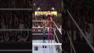 WWE 2k24 I Seth Rollins kicks out after a 2 count from AJ Styles I wwe2k24gameplay [upl. by Aryt]