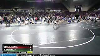 67 Lbs Quarterfinal  Timmery Condit Bear Cave Wrestling Club Vs Korvin Bayles Westlake Wrestlin [upl. by Notslah]