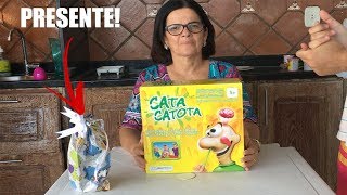 O JOGO DE TIRAR A MELECA DO NARIZ DE BRINQUEDO VALENDO PRESENTE [upl. by Ahseka]