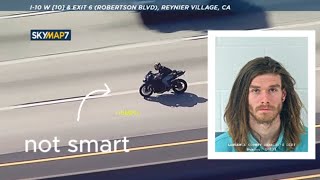 Biker Concedes to Deputy After Spike Strip MixUp  Bodycam Footage [upl. by Rehsu106]