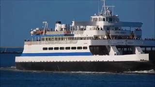 CAPE MAYLEWES FERRY Arrives in Lewes DE by John Hurlock on September 12 2016 [upl. by Airalednac]