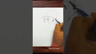 ✨Charlie chaplin drawing simplecharlie chaplin drawing step by step pencil shortytshort charlie [upl. by Giesecke]