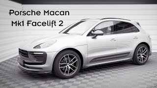 Porsche Macan Mk1 Facelift 2  Maxton Design Splitter Set  Presentation 173 [upl. by Wallas]