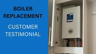 Customer Testimonial  Boiler Replacement  C1 Gas amp Heating Services [upl. by Eimmelc]