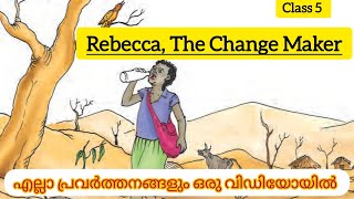 Class 5 English Rebecca The Change Maker Activities l SCERT kerala [upl. by Hernando367]