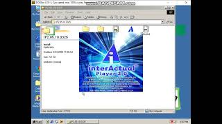 Installing InterActual Player In Windows ME In DOSBox [upl. by Keiryt988]