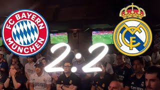 Fan REACTIONS Bayern Munich vs Real Madrid 22 UCL  Peña Madridista NYC [upl. by Nacnud]