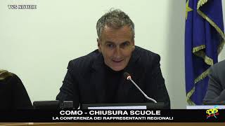 Como  Alessandro Fermi interviene sulla prevista chiusura di alcune scuole in città [upl. by Olympia]