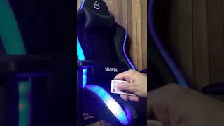 Cadeira Gamer com RGB – cadeira confortável e com ajustes  Cadeira Gamer Mancer Adhara Shorts [upl. by Tuorah]