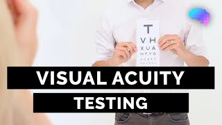 Visual Acuity Assessment  OSCE Guide Clip  UKMLA  CPSA [upl. by Nerfe]