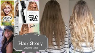 MY HAIR STORY ITA CONSIGLI TINTE DA SUPERMERCATO COLORISTA LOREAL [upl. by Acirt]