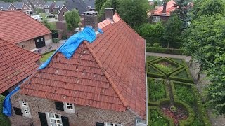 Zo ziet de schade in Luyksgestel er vanuit de lucht uit [upl. by Ahsas]