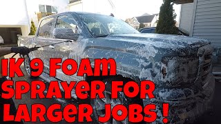 iK Foam 9 Sprayer First Use [upl. by Rihat1]