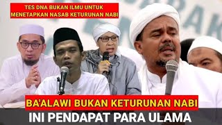 PENDAPAT ULAMA TENTANG NASAB BAALAWI  USTADZ ADI HIDAYAT [upl. by Aerdnaed]