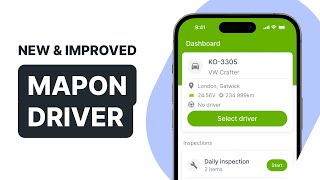 Mapon Driver Mobile App  Fleet amp Employee Management From Your Phone [upl. by Beacham]
