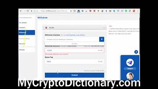 How To Withdraw From Bitforex Exchange Account  Bitforex 101  MyCryptoDictionary [upl. by Anilrac]