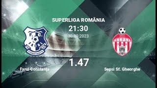 FC Farul Constanța vs FC Sepsi OSK  Superliga  30092023  COMENTARIU LIVE [upl. by Ynes]