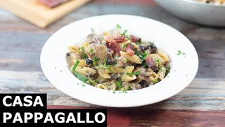 Pasta speck e funghi [upl. by Atteloc]