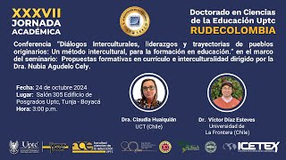 Conf “Diálogos Interculturales liderazgos y trayectorias de pueblos originarios Jornada XXXVIII [upl. by Olvan]