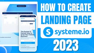 Systemeio Landing Page Tutorial How To Create a Landing Page With Systemeio [upl. by Neelram]