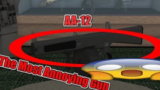 Abusing the AA 12  Phantom Forces Roblox [upl. by Llemor]