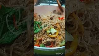 Bihon with chicken gisado Recipe panlasang Pinoy trendingshorts cooking [upl. by Nwahs]