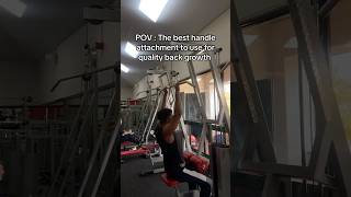 The best hand grip to use to grow wider lats on back day 💪📈shortsviral gymhumour [upl. by Acinoda]