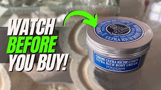 Full TEST and Review of LOccitane Ultra Rich Body Cream loccitane sheabutter shaecream lotion [upl. by Armilda]