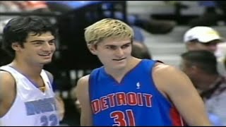 Darko Milicic vs Nikoloz Tskitishvili Darko 4 pts 4 reb Skeeta ¯\ツ¯ [upl. by Orsino]