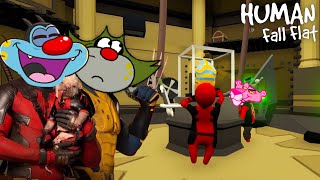 TRY NOT TO LAUGH Oggy Becomes DEADPOOL In Funny Human Fall FlatPART3 [upl. by Thamora]