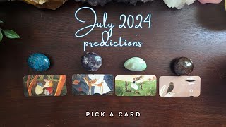 ☀️July 2024 tarot predictions ☀️  pick a card  monthly tarot reading [upl. by Proudlove]