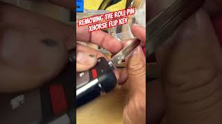 xhorse flipkey removing rollpin reuse keyblade autopurlieu autopurlieu howto disassembly [upl. by Akilegna]