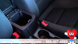 2015 Chevy Cruze  Storage Compartments  Phillips Chevrolet  Chicago New Car Dealership [upl. by Niltiak711]