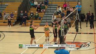 17 George Mason vs 15 Princeton  NCAA Men Volleyball 03012024 [upl. by Carrissa]