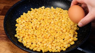 1 can of corn with 1 egg and your kids will be asking for this snack everyday [upl. by Meridel550]