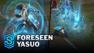 Foreseen Yasuo Skin Spotlight  PreRelease  PBE Preview  League of Legends [upl. by Akimot941]