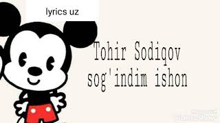 Tohir Sodiqovsogindim ishon ammo bormayman [upl. by Wynnie]