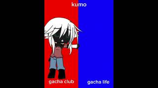 Gacha club vs Gacha life gachalife gachclub gachaedit edit myoc [upl. by Doowron46]