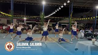 Salamin Salamin by BINI  Group Majorette Exhibition  Serenata  Camachile Fiesta 2024 [upl. by Ahsiekal212]