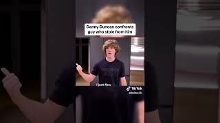 DANNY DUNCAN CONFRONTS THIEF 🤬 viralvideo danny yt shorts faze luna funny YOUTUBE SHORTS [upl. by Dempster]