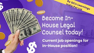 Current job openings for InHouse counsel [upl. by Darsie225]