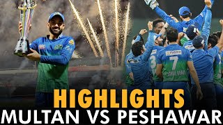 Full Highlights  Multan Sultans vs Peshawar Zalmi  Final Match 34  HBL PSL 6  MB2T [upl. by Ewen]