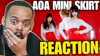 AOA Mini skirt AOA  짧은 치마 Miniskirt MV Reaction [upl. by Vasquez]