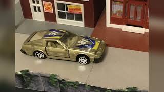 Summer Nissan 300ZX 164 Diecast Cars Collecting Diorama [upl. by Carew]