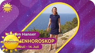 Wochenhoroskop 1007  1407 von Kirsten Hanser – vernünftig handeln  SAT1 Frühstücksfernsehen [upl. by Aivatnahs15]