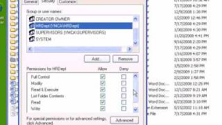 Setting Folder Permissions [upl. by Haukom776]
