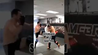 Strickland WILD Sparring wtf [upl. by Daughtry]