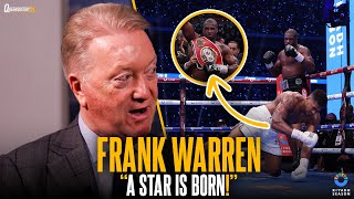 “A STAR Is Born” ⭐️ Frank Warren Commends Daniel Dubois For Legendary Wembley Performance [upl. by Aisekal]